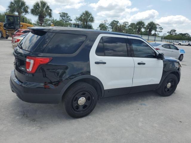 1FM5K8AR7HGD58321 - 2017 FORD EXPLORER POLICE INTERCEPTOR 双色 照片 3
