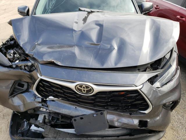 5TDHZRAH7NS112574 - 2022 TOYOTA HIGHLANDER XLE Մոխրագույն լուսանկար 12
