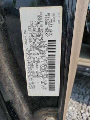 5TBRT34163S386551 - 2003 TOYOTA TUNDRA ACCESS CAB SR5 BLACK photo 12