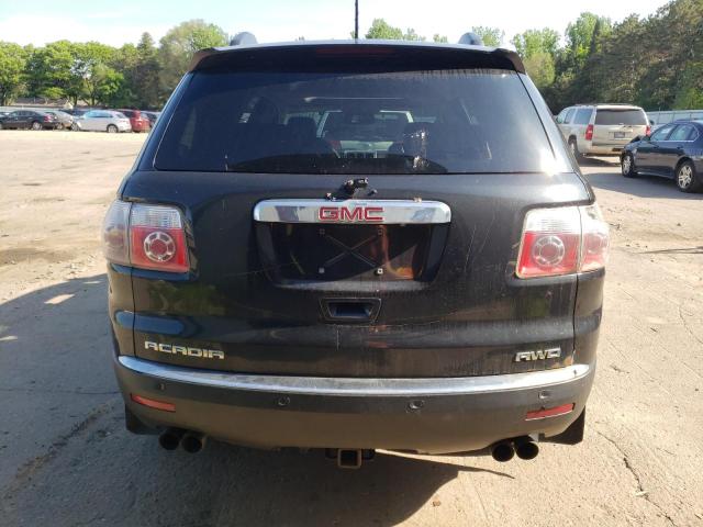 1GKLVMED8AJ171614 - 2010 GMC ACADIA SLT-1 BLACK photo 6