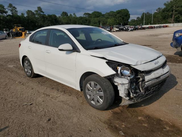 3KPA24AD4PE518539 - 2023 KIA RIO LX WHITE photo 4