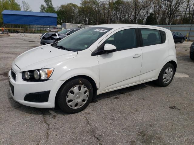 1G1JA6SH2E4134511 - 2014 CHEVROLET SONIC LS WHITE photo 1