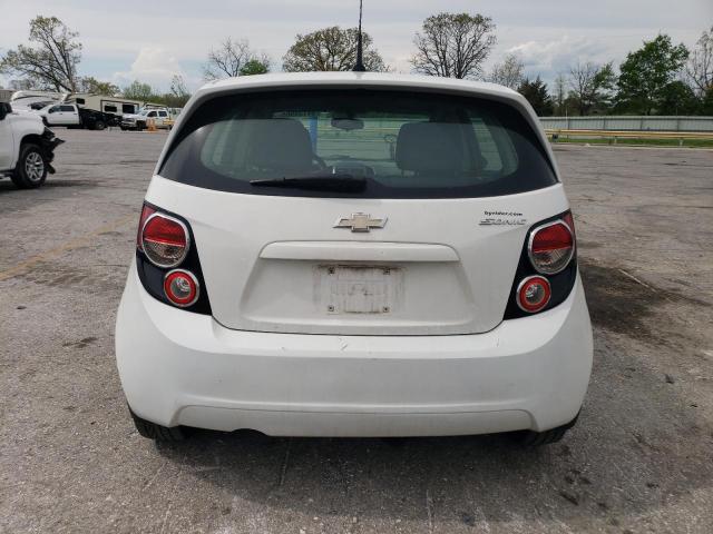 1G1JA6SH2E4134511 - 2014 CHEVROLET SONIC LS WHITE photo 6