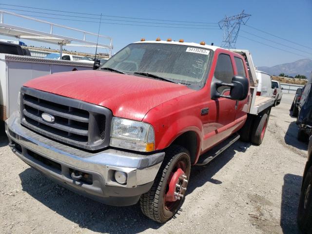 1FDAW57P43EC35023 - 2003 FORD F550 SUPER DUTY RED photo 1