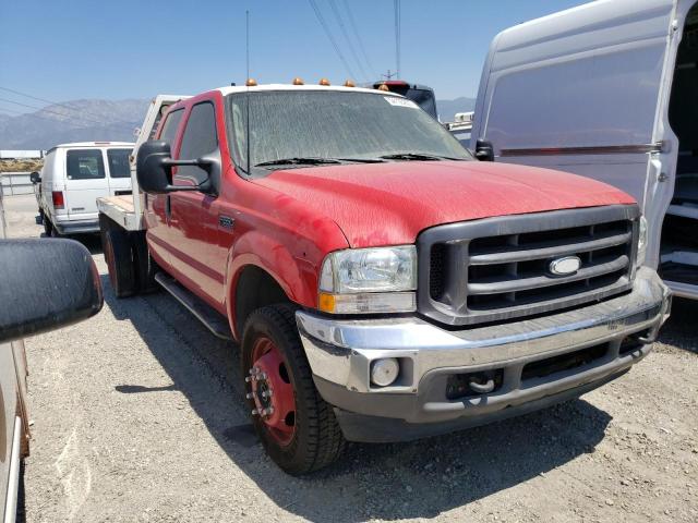 1FDAW57P43EC35023 - 2003 FORD F550 SUPER DUTY RED photo 4