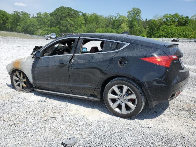 2HNYB1H46CH500765 - 2012 ACURA ZDX TECHNOLOGY BLACK photo 2