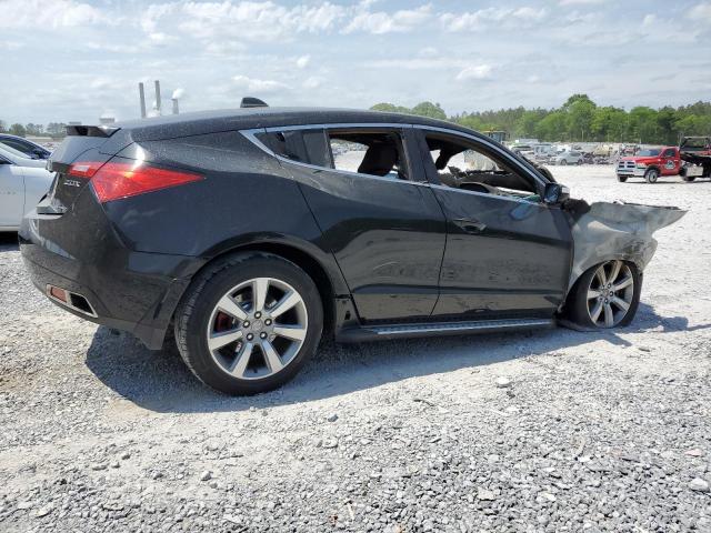 2HNYB1H46CH500765 - 2012 ACURA ZDX TECHNOLOGY BLACK photo 3