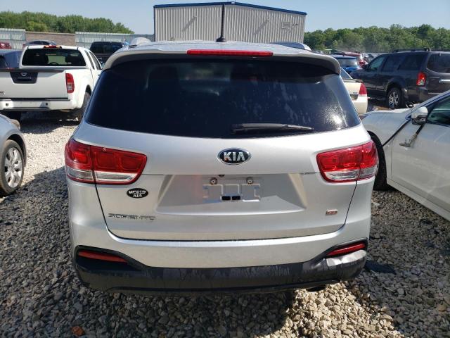 5XYPG4A32GG095529 - 2016 KIA SORENTO LX SILVER photo 6