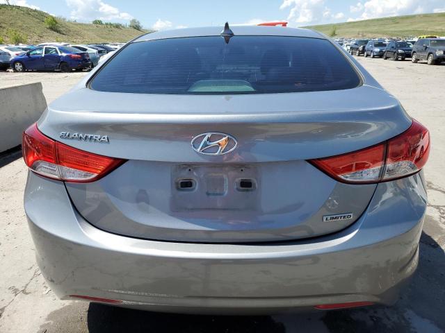 KMHDH4AE5CU469878 - 2012 HYUNDAI ELANTRA GLS GRAY photo 6