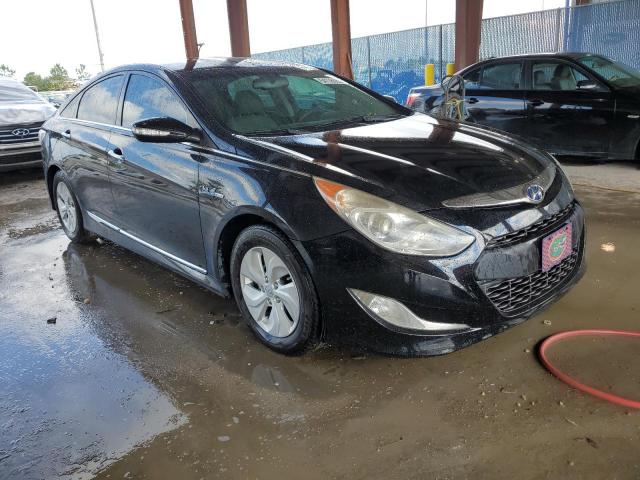 KMHEC4A45DA094698 - 2013 HYUNDAI SONATA HYBRID BLACK photo 4