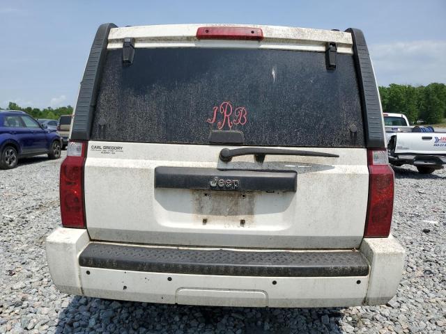 1J4RH4GK0AC103539 - 2010 JEEP COMMANDER SPORT أبيض صورة 6
