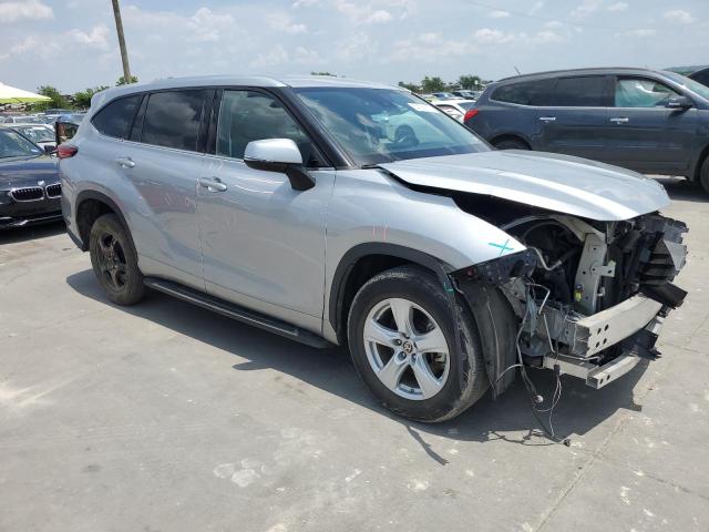 5TDCZRAH3LS506984 - 2020 TOYOTA HIGHLANDER L SILVER photo 4