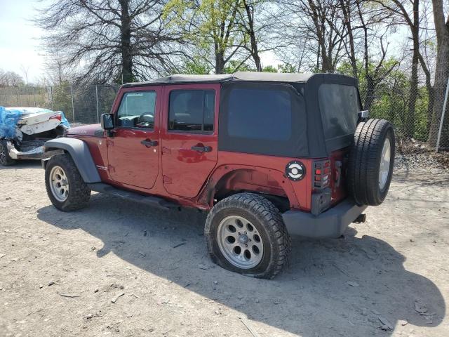 1J4BA3H15BL609777 - 2011 JEEP WRANGLER U SPORT 勃艮第红 照片 2