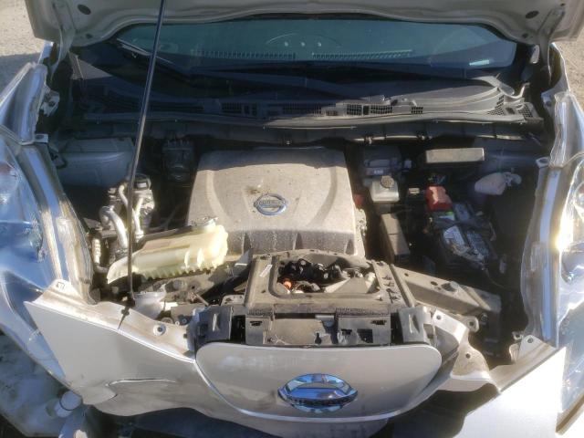 1N4AZ0CP2DC407363 - 2013 NISSAN LEAF S SILVER photo 11