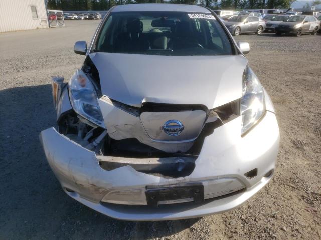 1N4AZ0CP2DC407363 - 2013 NISSAN LEAF S SILVER photo 5