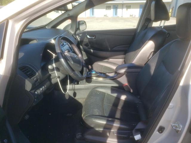 1N4AZ0CP2DC407363 - 2013 NISSAN LEAF S SILVER photo 7