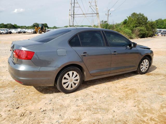 3VW2K7AJ2DM258409 - 2013 VOLKSWAGEN JETTA BASE GRAY photo 3