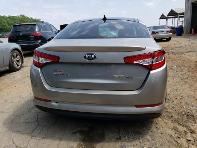 KNAGM4AD2D5048133 - 2013 KIA OPTIMA HYBRID SILVER photo 6