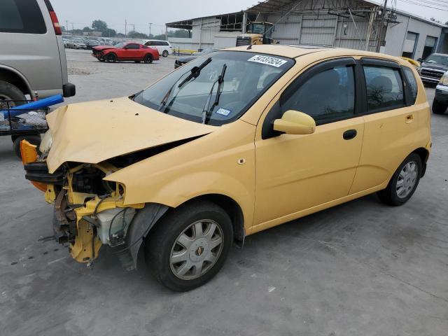 KL1TG62665B402704 - 2005 CHEVROLET AVEO LT YELLOW photo 1