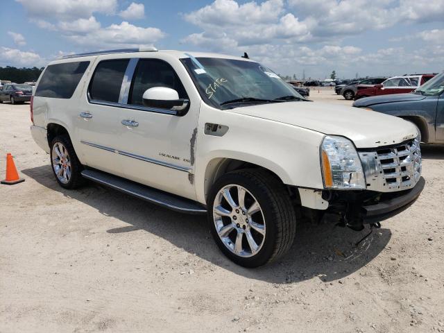 1GYS3HEF2ER186195 - 2014 CADILLAC ESCALADE ESV LUXURY CREAM photo 4