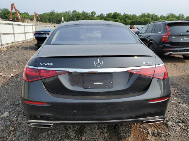 W1K6G7GB4NA128139 - 2022 MERCEDES-BENZ S 580 4MATIC GRAY photo 6