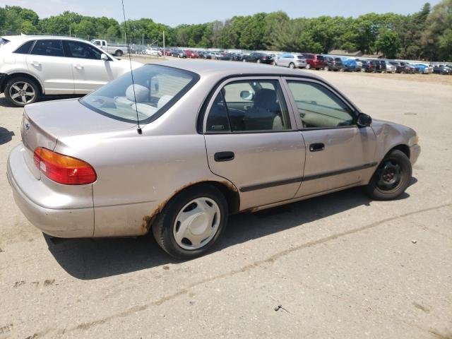 1Y1SK5282XZ424414 - 1999 CHEVROLET GEO PRIZM BASE TAN photo 3