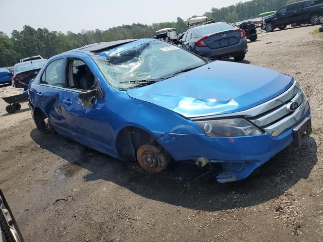 3FAHP0JA5CR393199 - 2012 FORD FUSION SEL BLUE photo 4