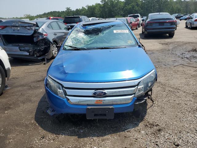 3FAHP0JA5CR393199 - 2012 FORD FUSION SEL BLUE photo 5