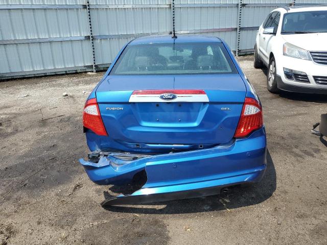 3FAHP0JA5CR393199 - 2012 FORD FUSION SEL BLUE photo 6