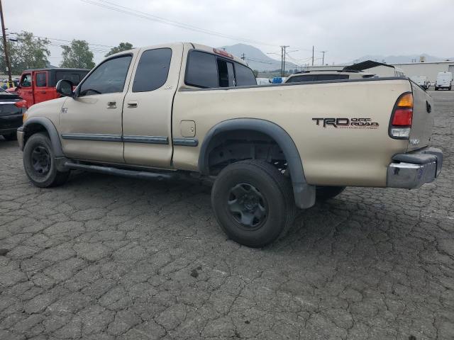 5TBRT34102S262967 - 2002 TOYOTA TUNDRA ACCESS CAB ოქროსფერი ფოტო 2