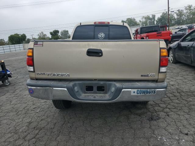 5TBRT34102S262967 - 2002 TOYOTA TUNDRA ACCESS CAB ოქროსფერი ფოტო 6