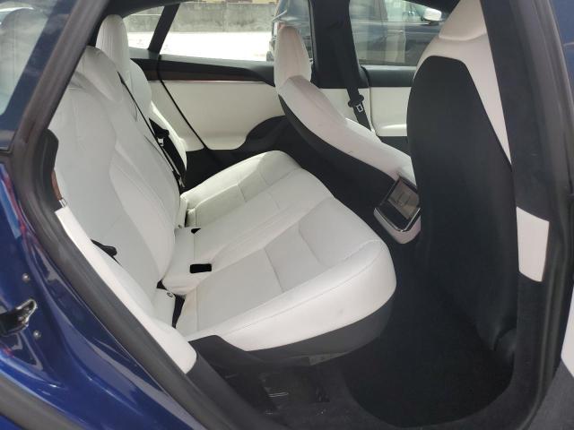 5YJSA1E50MF452893 - 2021 TESLA MODEL S BLUE photo 10