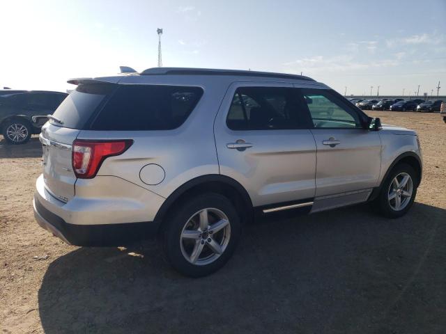 1FM5K8D87GGA53063 - 2016 FORD EXPLORER XLT SILVER photo 3