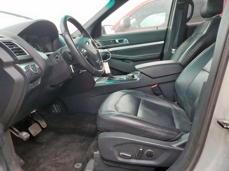 1FM5K8D87GGA53063 - 2016 FORD EXPLORER XLT SILVER photo 7