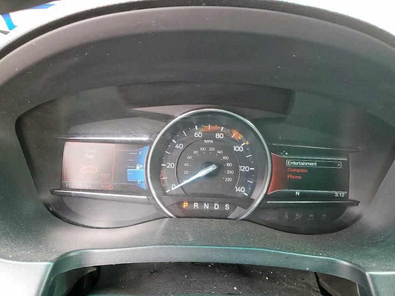 1FM5K8D87GGA53063 - 2016 FORD EXPLORER XLT SILVER photo 9