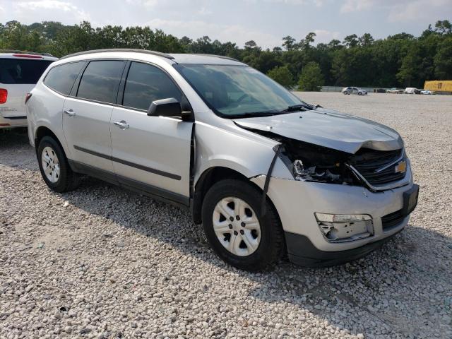 1GNKRFED6FJ232996 - 2015 CHEVROLET TRAVERSE LS SILVER photo 4