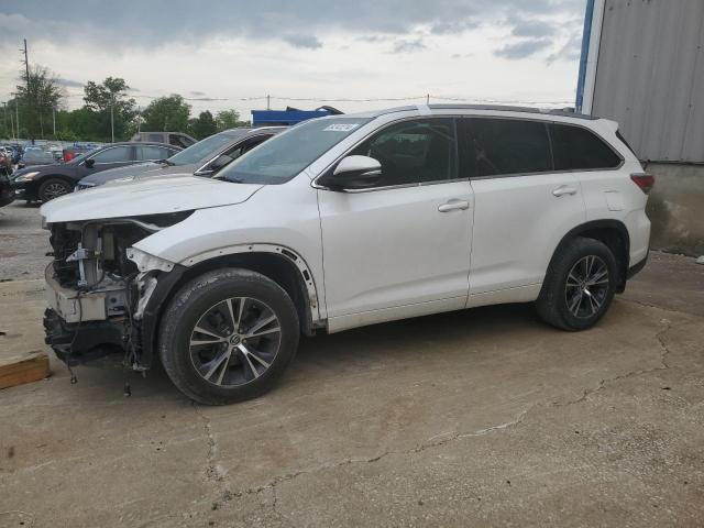 5TDJKRFH5GS233248 - 2016 TOYOTA HIGHLANDER XLE WHITE photo 1