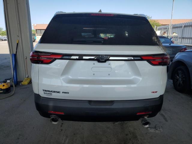 1GNEVJKW1PJ214022 - 2023 CHEVROLET TRAVERSE RS WHITE photo 6