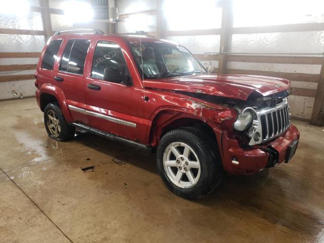 1J4GL58K96W176005 - 2005 JEEP LIBERTY LIMITED RED photo 1