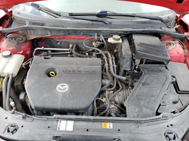 JM1BK32F271626028 - 2007 MAZDA 3 I RED photo 11