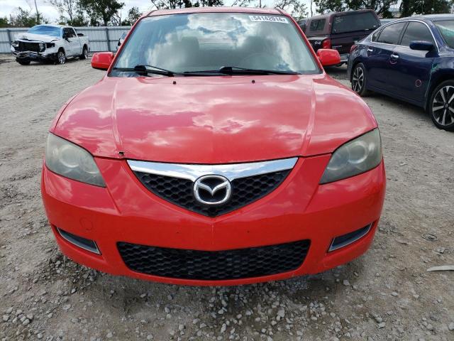 JM1BK32F271626028 - 2007 MAZDA 3 I RED photo 5