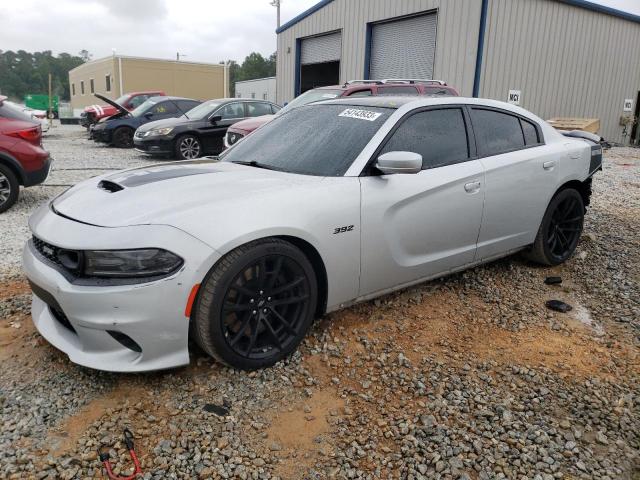 2C3CDXGJ7KH572677 - 2019 DODGE CHARGER SCAT PACK SILVER photo 1