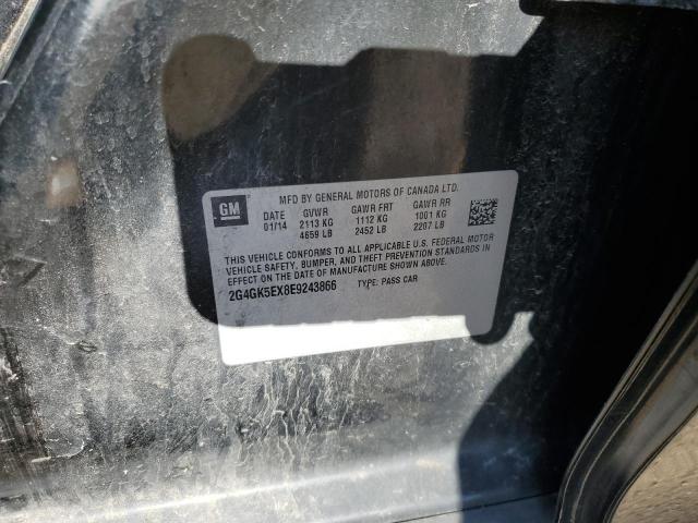 2G4GK5EX8E9243866 - 2014 BUICK REGAL 黑色 照片 12