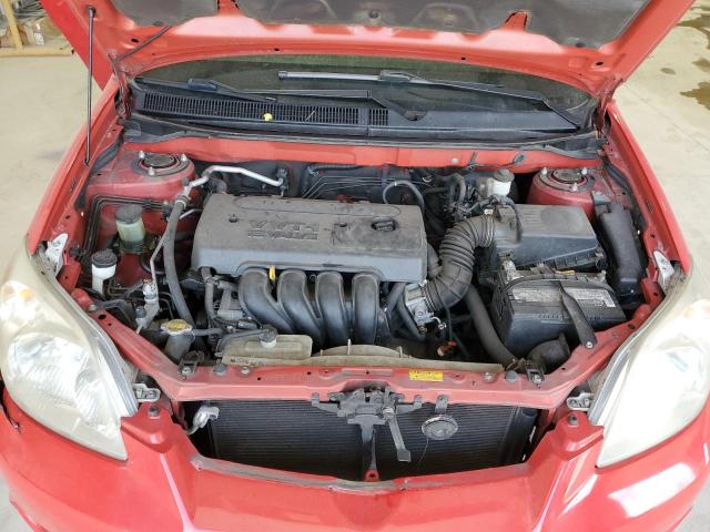 2T1KR30E58C697078 - 2008 TOYOTA COROLLA MA XR RED photo 11