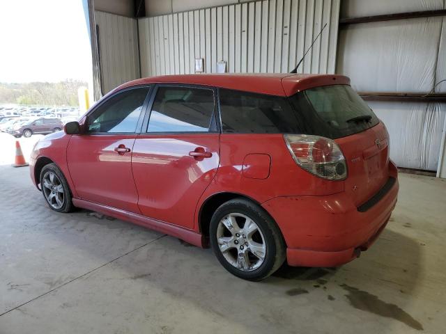 2T1KR30E58C697078 - 2008 TOYOTA COROLLA MA XR RED photo 2