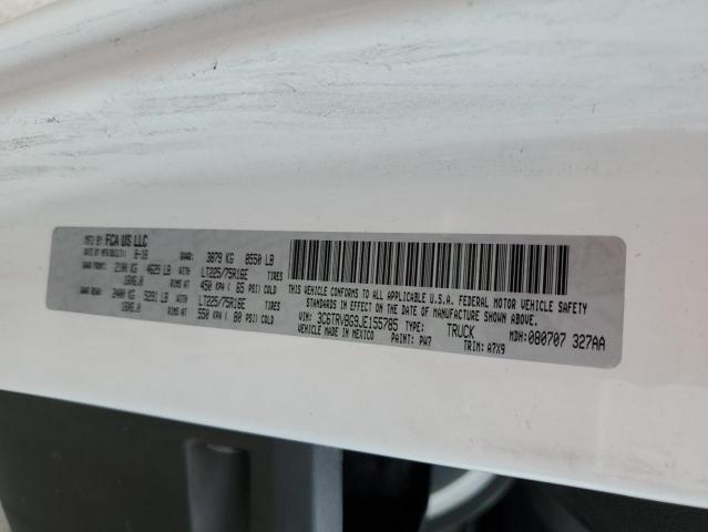 3C6TRVBG9JE155785 - 2018 RAM PROMASTER 1500 HIGH WHITE photo 13