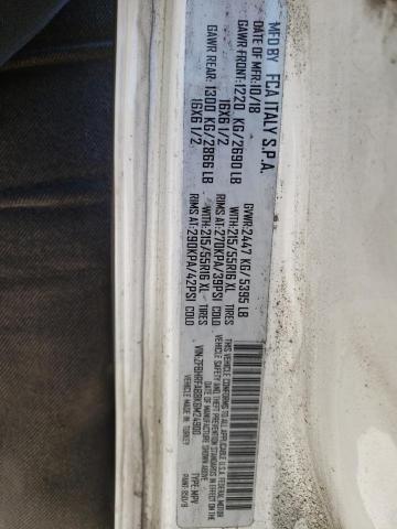 ZFBHRFAB8K6M24900 - 2019 RAM PROMASTER თეთრი ფოტო 13