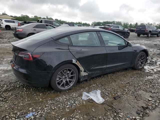 5YJ3E1EA2MF090328 - 2021 TESLA MODEL 3 黑色 照片 3