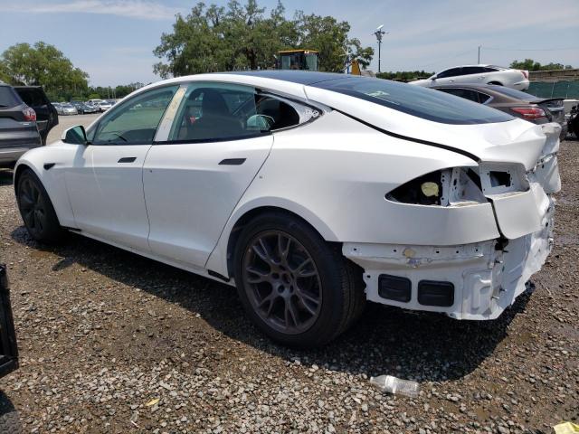 5YJSA1E54PF500688 - 2023 TESLA MODEL S WHITE photo 2