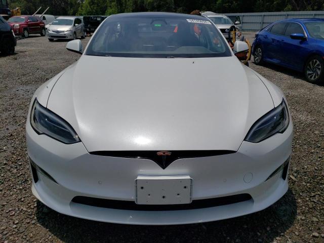5YJSA1E54PF500688 - 2023 TESLA MODEL S 白色 照片 5